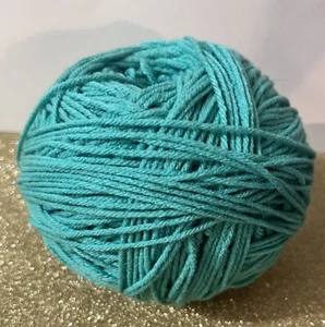 1 Ball of Soft Yarn Light Green Aqua 6 oz. Acrylic Worsted 4 Med Approx. 370 YD - Picture 1 of 5