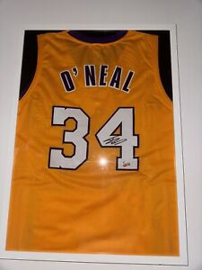 Signed Shaquille Oneal LA Lakers Jersey,Authenticated by Becket with HologramCOA