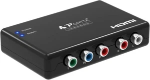 Component to HDMI Converter, PORTTA RGB to HDMI Adapter, 5 RCA Ypbpr to HDMI Vid - Picture 1 of 6