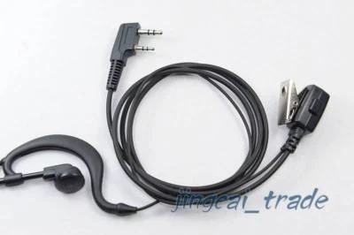 PTT Earpiece for Linton Kenwood Puxing WEIERWEI Wouxun Baofeng 2-PIN Ham Radio - Image 1 of 2