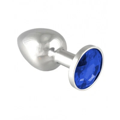 Anal Plug Butt Plug Stopper w/ Luxury Diamond Jewel Stone Visual Backdoor Accent - Image 1 of 4
