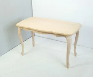 Tavolino grezzo in legno da salotto da verniciare - fai da te cm78x43 - Foto 1 di 8