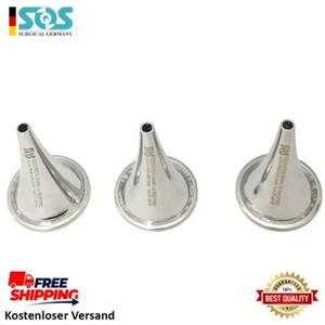 3er Set Boucheron Ohrtrichter 3mm Otologie Ohr Spekula Otoskop Spekulum HNO Erw
