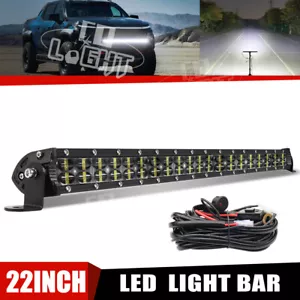 22" inch 280W Led Light Bar Dual Row Spot Flood Combo Work 4WD Truck SUV ATV UTV - Picture 1 of 12