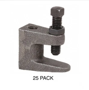 (25er-Pack) - MSS SP-58 Typ 19 Weithals-Trägerklemme, Temperguss 500 Pfund 22FP80 - Bild 1 von 6