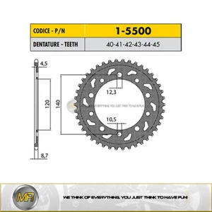 TRIUMPH TIGER 1050 DA 2007 A 2013 CORONA ACCIAIO SUNSTAR PASSO 530 - 40 DENTI - Imagen 1 de 1