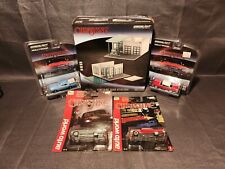 Christine Vintage Gas Station & 4 Die Cast Cars 1:64 Scale NEW