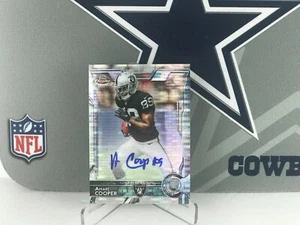 2015 Topps Chrome Mini Rookie Auto 13/15 RARE!!! Pulsar Refractor Amari Cooper - Picture 1 of 3