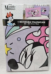 Disney Minnie Mouse Reversible Pillowcase , 1 Piece, 20"x30"/New - Picture 1 of 3