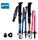 2pcs Portable Carbon Fiber Pole Folding Trekking Ultralight Hiking Walking Stick