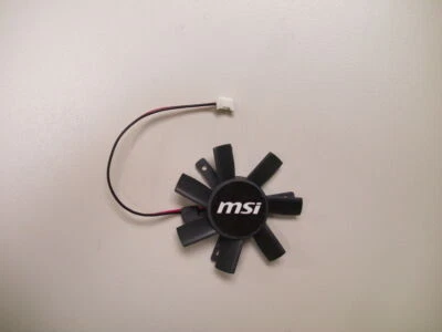Cooler Fan For MSI GT440 N440GT Blizzard V5 GT430 Knife PLD05010S12L 45mm - Image 1 of 3