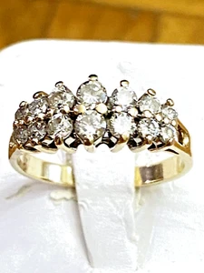 Cocktailring 14kt YG Diamant  - Bild 1 von 8