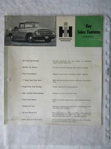 IH International Harvester Trucks Truck Sales Features Brochure - Picture 1 of 2
