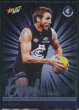 2016 AFL Select Footy Stars Excel Parallel #EP39 Dale Thomas Carlton