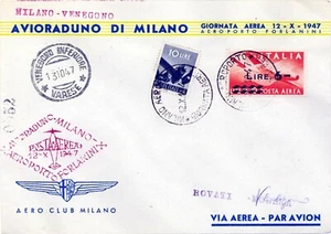 Avio Raduno di Milano - Giornata Aerea (12.10.1947) - Aeroporto Forlanini (F) - - Foto 1 di 2