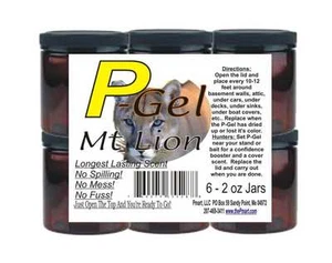 Mountain Lion Urine P-Gel 6 pack - Picture 1 of 1