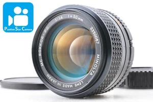 🎦VIDEO👀✨Exc+5✨ Minolta MC 50mm f1.4 Rokkor PG Lens From JAPAN - Picture 1 of 9
