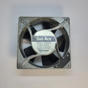 Sanyo Denki Ventilatore San Ace 109S005 100V~50/60Hz, 14/12W, 0.18/0.16A - Foto 1 di 6