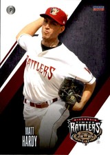2018 Wisconsin Timber Rattlers Choice #13 Matt Hardy Pembroke Pines Florida Card