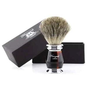 Shaving Brush -Badger hair, Resin Handle-Men's Shaving Brush by Haryali London - Picture 1 of 8
