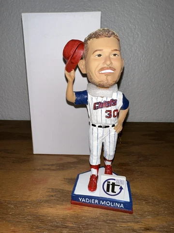 Yadier Molina Peoria Chiefs St. Louis Cardinals Bobblehead SGA NEW Farewell Yadi Cover