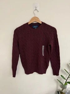 Polo Ralph Lauren Boy's Cable Knit 323816927 [RED / M] - Picture 1 of 10