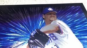 G814~ 1997 Pinnacle Zenith ROGER CLEMENS 12 DE 24 8x10 carte surdimensionnée Tampa - Photo 1/5