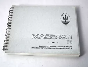 Maserati Biturbo Owners Maintenance Manual - 3 huge books 1987 and others - V6 - Picture 1 of 8