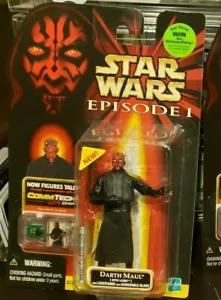 NEU Star Wars Commtech Collection Darth Maul Figur Hasbro 1999 KOSTENLOSER VERSAND - Bild 1 von 3