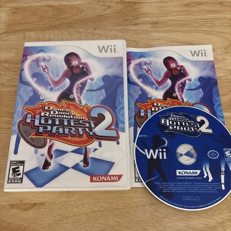 Dance Dance Revolution Hottest Party 2 Nintendo Wii Completo Cib Foto 1 de 1