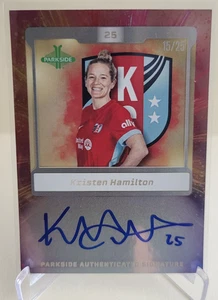 2025 PARKSIDE NWSL VOL 1 KRISTEN HAMILTON AUTO SIGNATURE SERIES SER# 15/25 - Picture 1 of 2