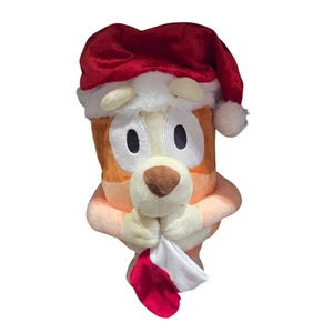 Bingo 2 FUSS Plüsch Weihnachten Greeter Weihnachtsmütze Strumpf stehend Urlaub Dekor - Bild 1 von 4