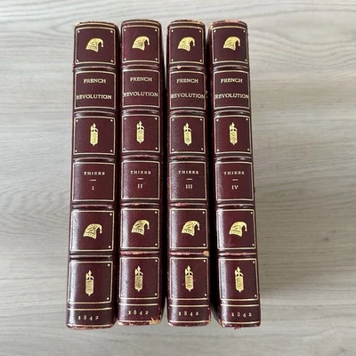 1842, 4 Vol Set, HISTORY OF THE FRENCH REVOLUTION, by M A THIERS, ILLUSTRATED Foto 1 de 4