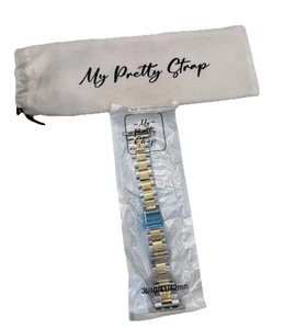 My Pretty Strap Stainless Steel Gold & Silver Watch Strap - Size: 38/40/41/42mm - Zdjęcie 1 z 5
