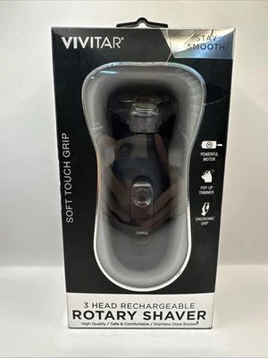 Afeitadora giratoria recargable Vivatar de 3 cabezales Foto 1 de 2