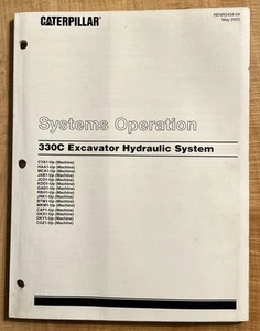 CATERPILLAR SYSTEMS OPERATION 330C Excavator Hydraulic System RENR5434-04 2003 - Picture 1 of 7