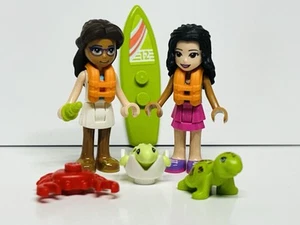 LEGO Minidoll Emma Sea Turtles Layla Minifigure Friends 41697 Surfboard - Picture 1 of 5