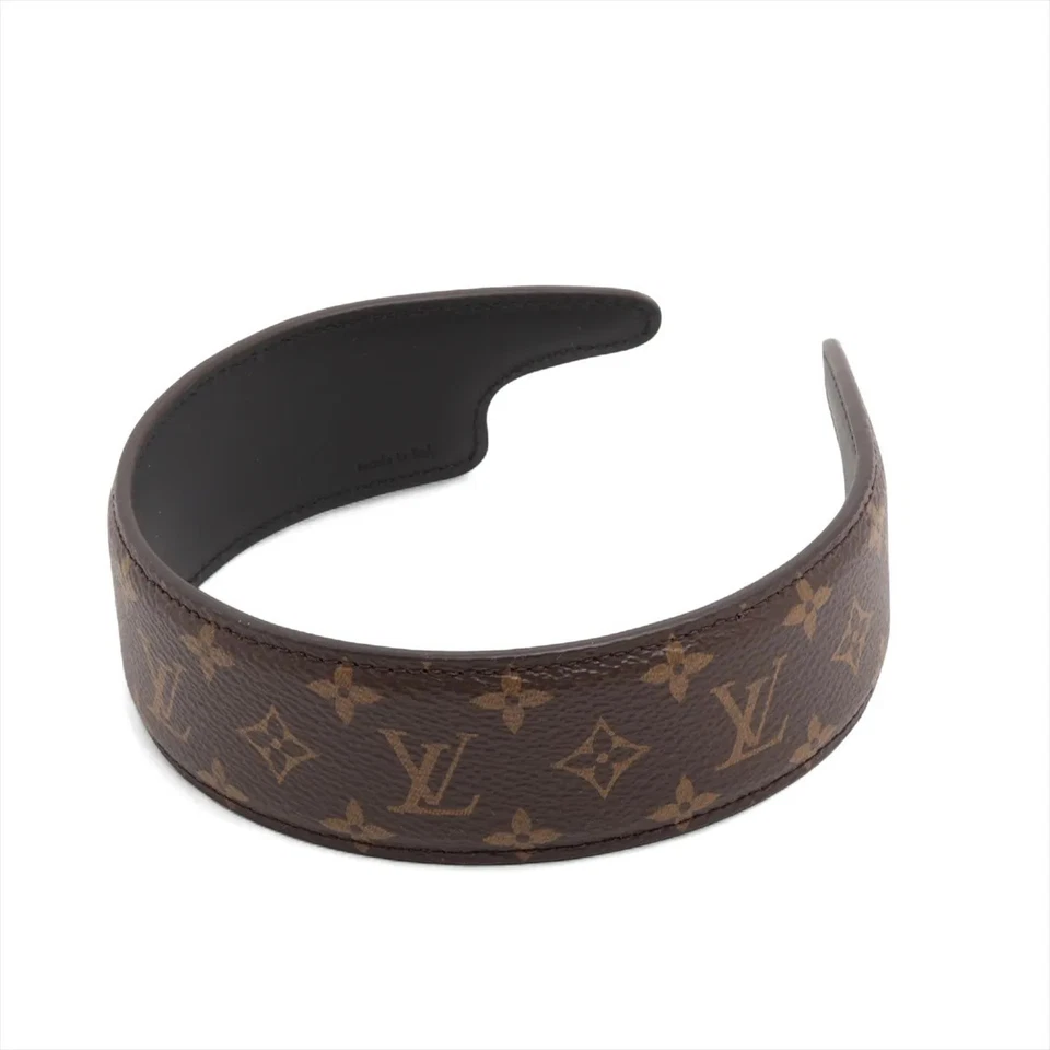 Louis Vuitton M94557 Diademas Contorno DI2244 Diadema PVC y Cuero Marrón Foto 1 de 4