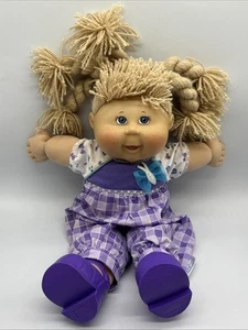 2005 Cabbage Patch Kids Doll Play Along Butterflies Blonde Hair Braids - Picture 1 of 15