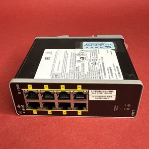 Cisco Industrial Ethernet 1000 Series IE-1000-6T2T-LM Switch TESTED WORKING - Picture 1 of 4