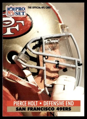1991 Pro Set Pierce Holt San Francisco 49ers #292 - Image 1 of 2