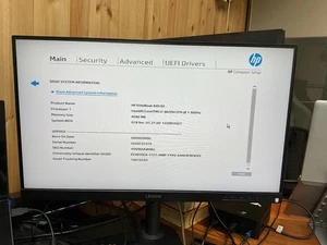 HP Elitebook 840 G5 Motherboard Intel Core i7-8th L15522-601 laptop - Picture 1 of 3