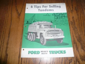 Ford Newsletter 1959 información 6 consejos para vender tándems julio vol 59 HT4-L7A - Imagen 1 de 4