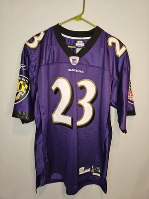 Reebok Authentic Willis McGahee #23 Baltimore Ravens Football Jersey Men's Sz L — 第 1/4 张图片