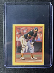 1984 Fleer Star Stickers Rickey Henderson #92 Athletics!!!
