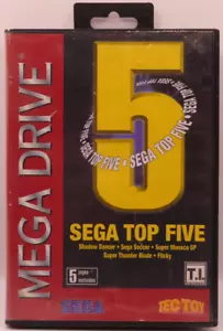 Sega Mega Drive. Sega Top Five. Tec Toy Brazil - Foto 1 di 4