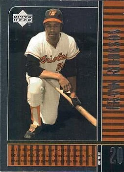 2000 Upper Deck Legends #50 Frank Robinson ORIOLES - Image 1 of 2