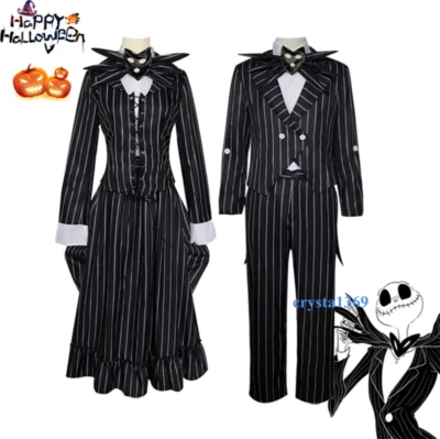 Pesadilla antes de Navidad Sally Jack Skellington Disfraz Traje Unisex Adulto  Foto 1 de 4