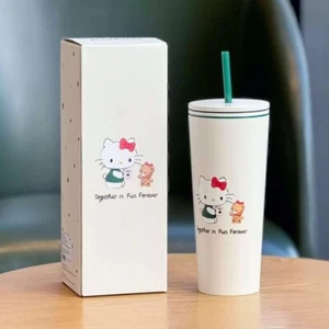 Hello Kitty x Starbucks 50th Anniversary Tumbler Edelstahl 473ml (16oz) - Bild 1 von 4