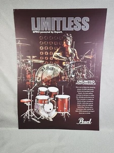 Motley Crue Tommy Lee Pearl Drums Promo Poster - Picture 1 of 1